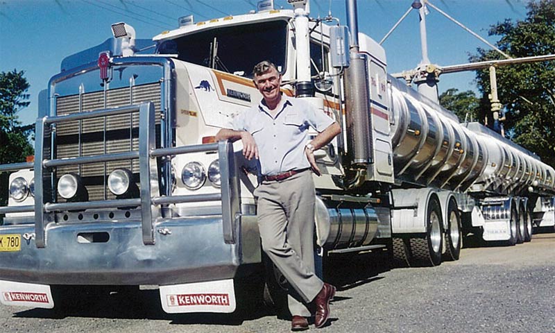 Bob Shackell — Founder of SHACKELL TRANSPORT PTY LTD | In service since 1976